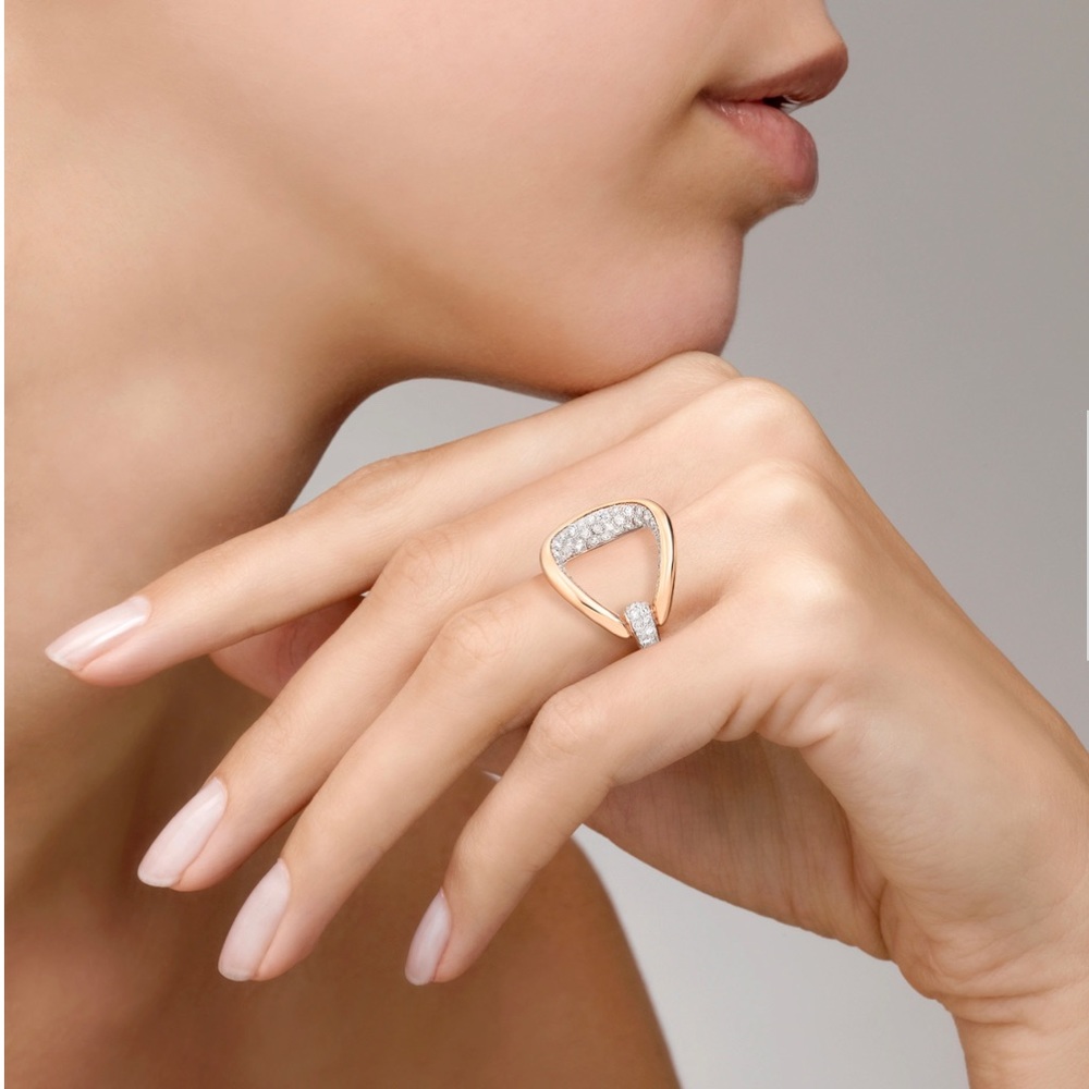 ❌ SOLD Pomellato Fantina Ring Rose Gold With Diamonds